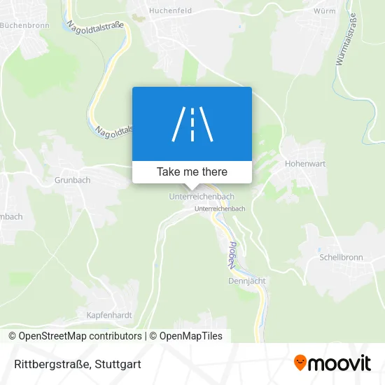 Карта Rittbergstraße