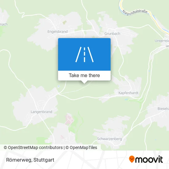 Карта Römerweg