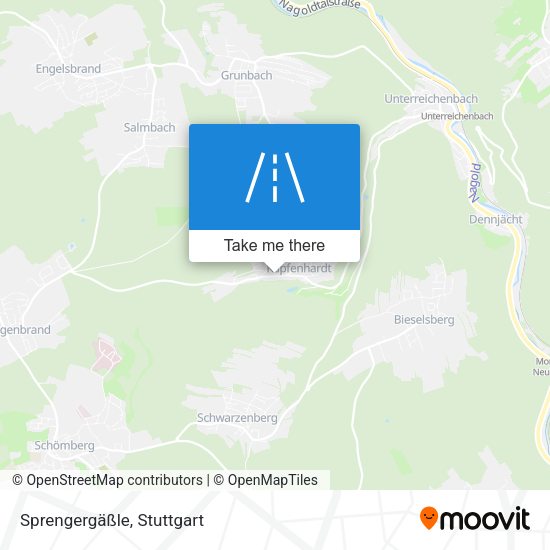 Sprengergäßle map