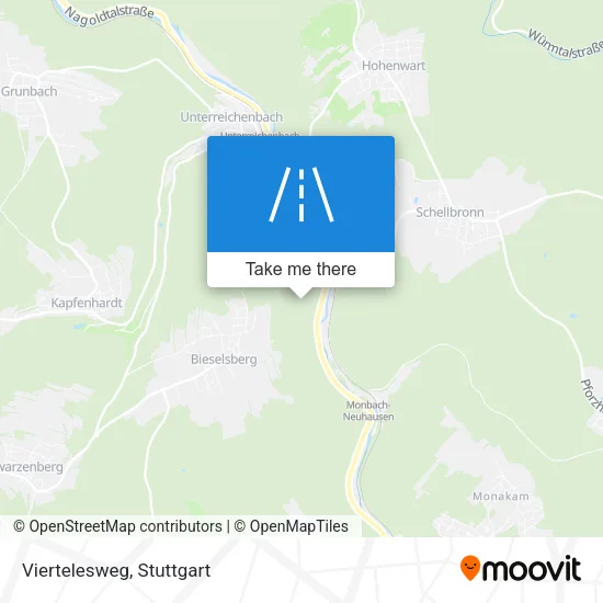 Карта Viertelesweg