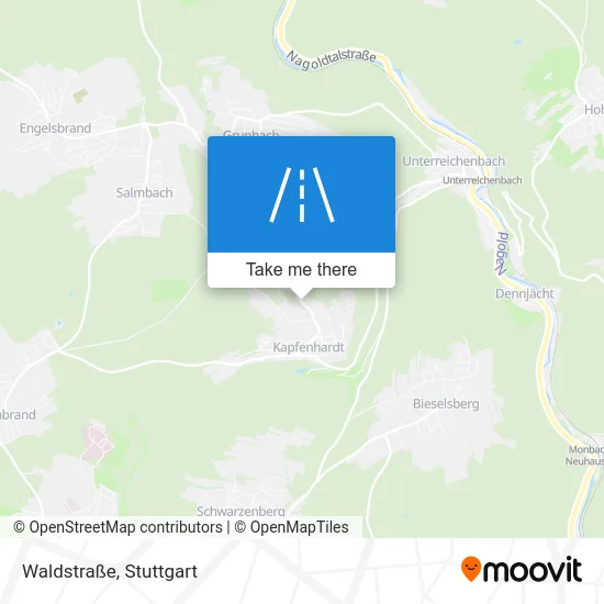 Карта Waldstraße