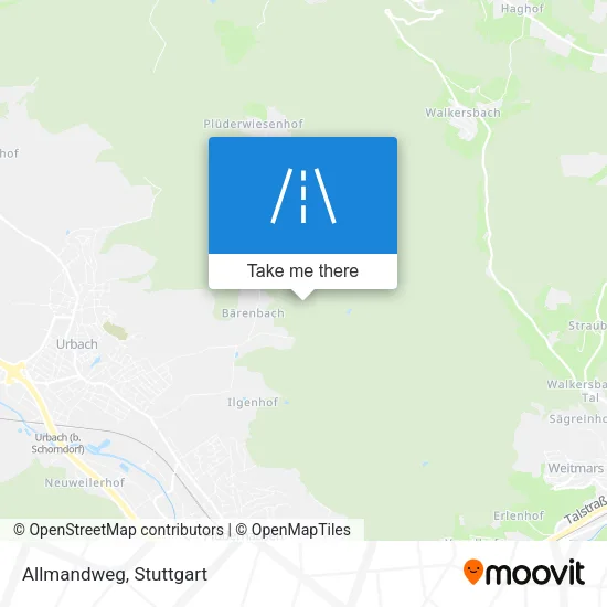 Карта Allmandweg