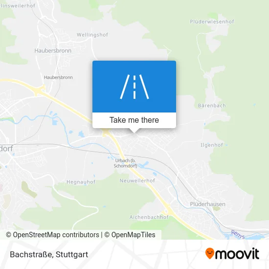 Карта Bachstraße