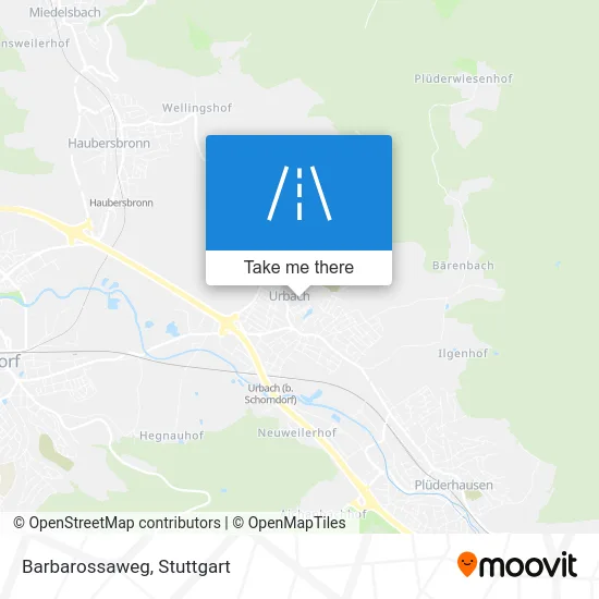 Карта Barbarossaweg