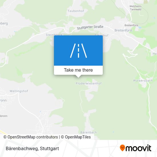 Bärenbachweg map