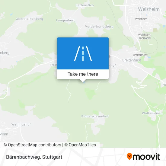 Карта Bärenbachweg