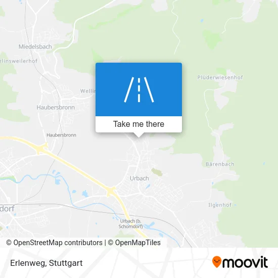 Карта Erlenweg