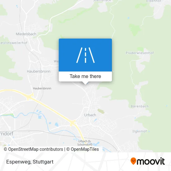 Espenweg map