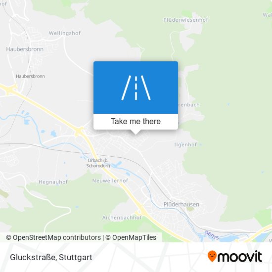 Gluckstraße map