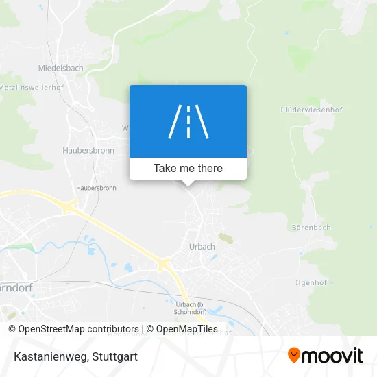 Kastanienweg map