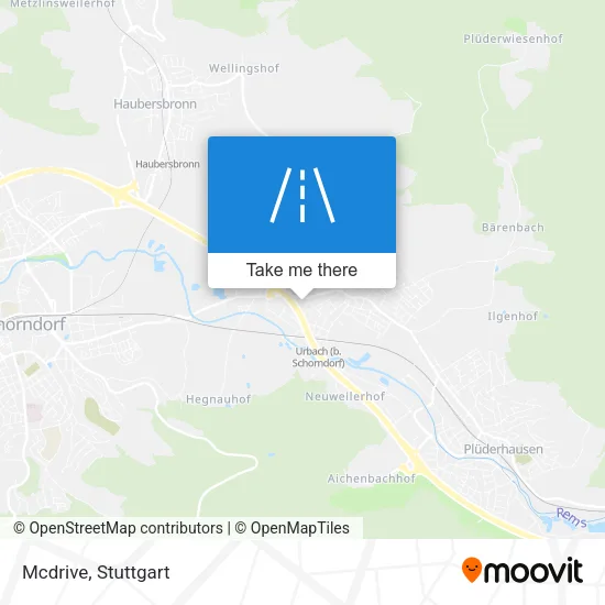 Карта Mcdrive