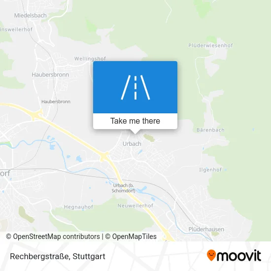 Карта Rechbergstraße