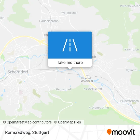 Карта Remsradweg