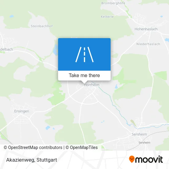 Карта Akazienweg