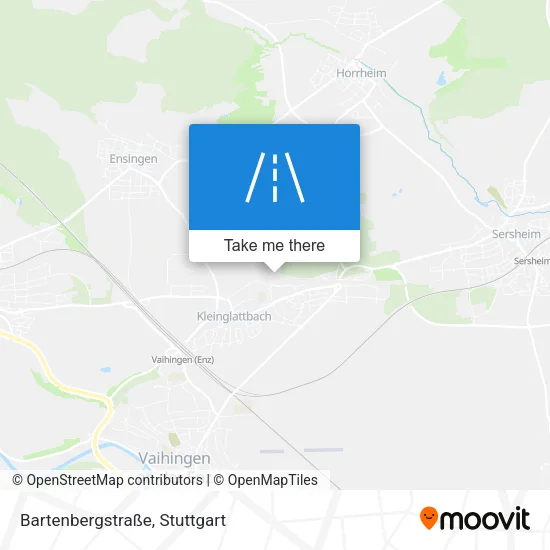 Карта Bartenbergstraße