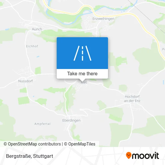 Карта Bergstraße