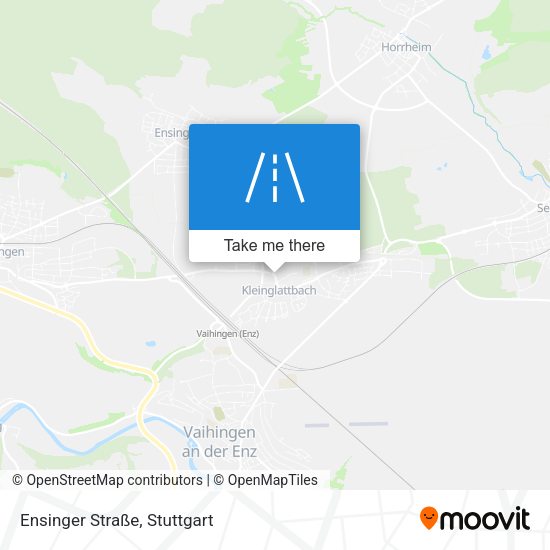 Ensinger Straße map