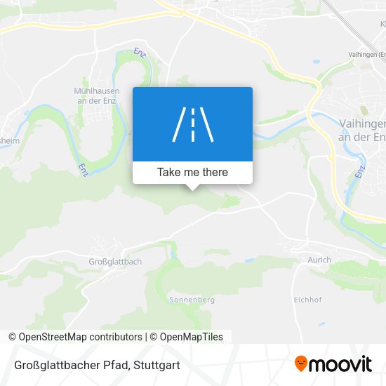 Großglattbacher Pfad map