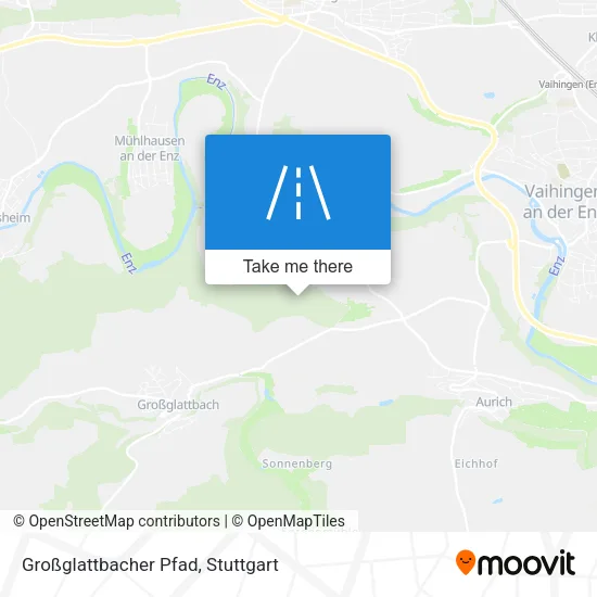 Карта Großglattbacher Pfad