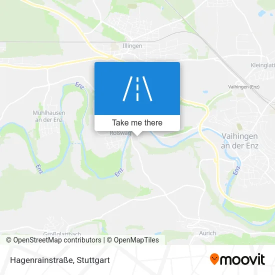 Hagenrainstraße map