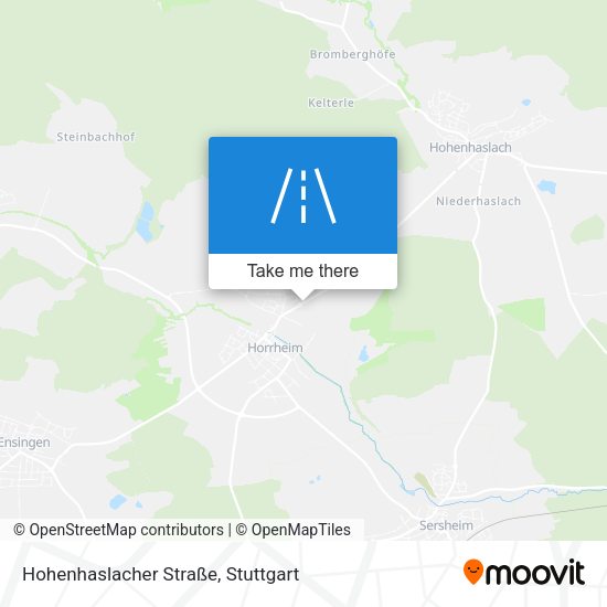 Hohenhaslacher Straße map