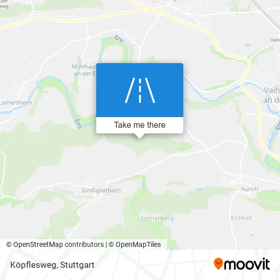 Карта Köpflesweg