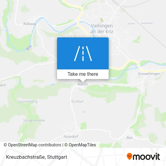 Карта Kreuzbachstraße