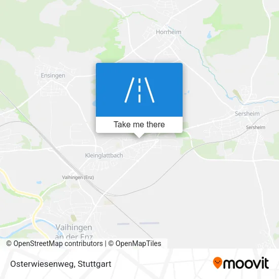 Osterwiesenweg map