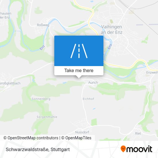 Schwarzwaldstraße map