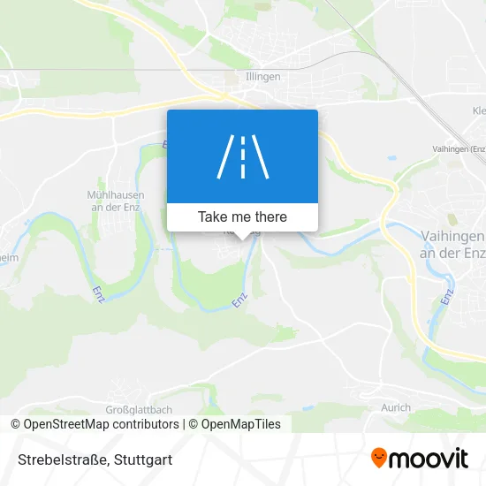 Strebelstraße map