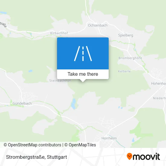 Карта Strombergstraße