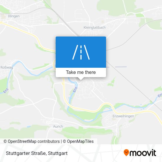 Карта Stuttgarter Straße