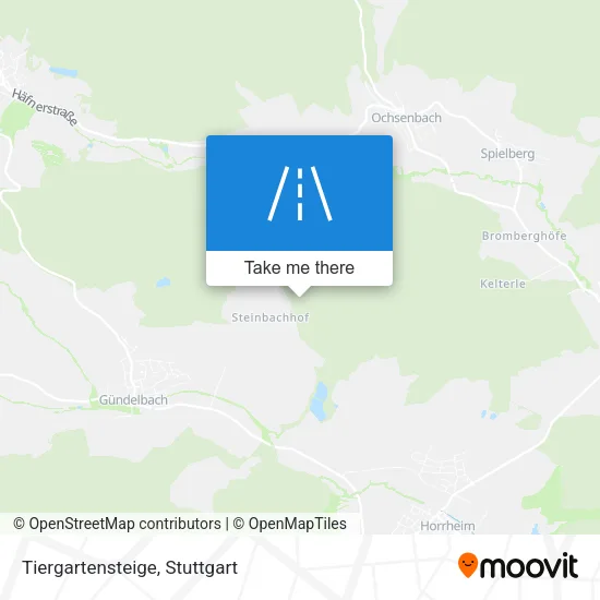 Карта Tiergartensteige