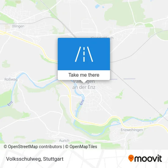 Карта Volksschulweg
