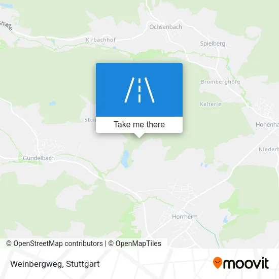 Карта Weinbergweg