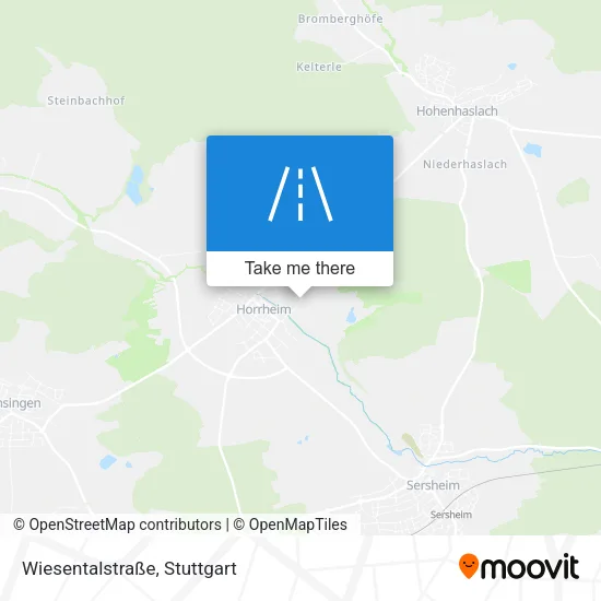 Карта Wiesentalstraße