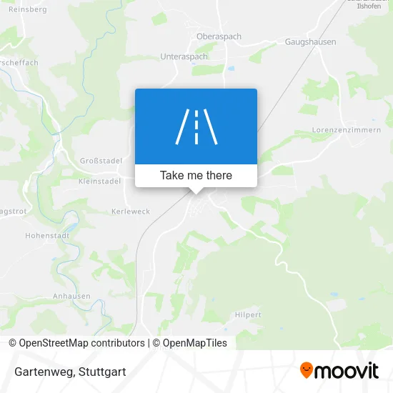 Карта Gartenweg