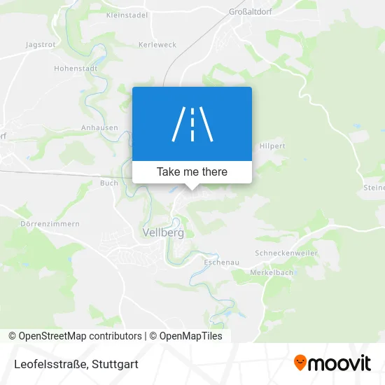 Карта Leofelsstraße