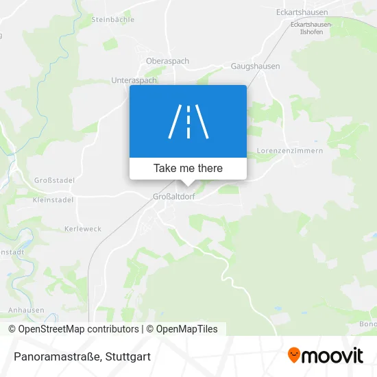 Карта Panoramastraße