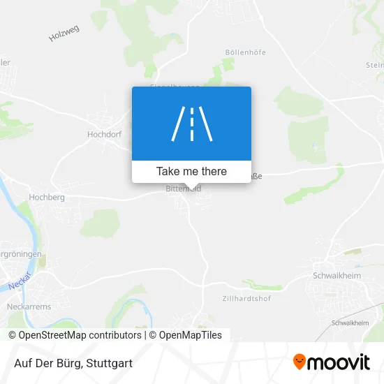 Карта Auf Der Bürg