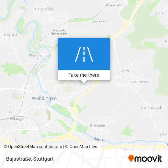 Карта Bajastraße
