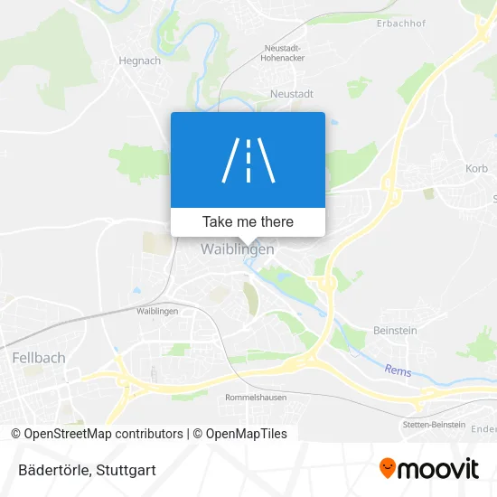 Карта Bädertörle