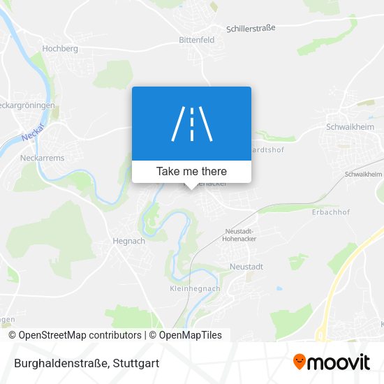 Burghaldenstraße map