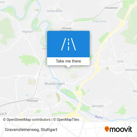 Gravensteinerweg map
