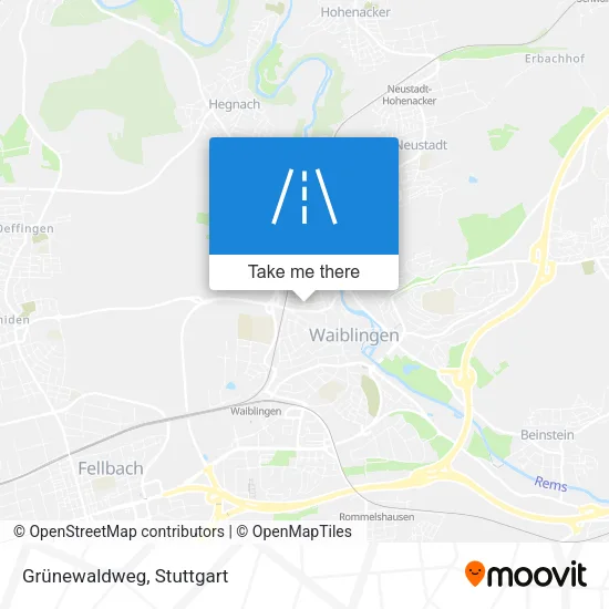 Карта Grünewaldweg
