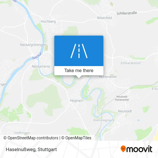 Карта Haselnußweg