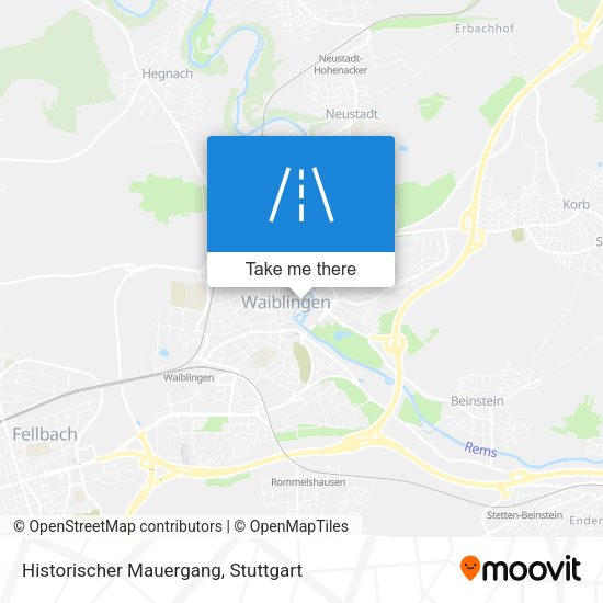 Historischer Mauergang map