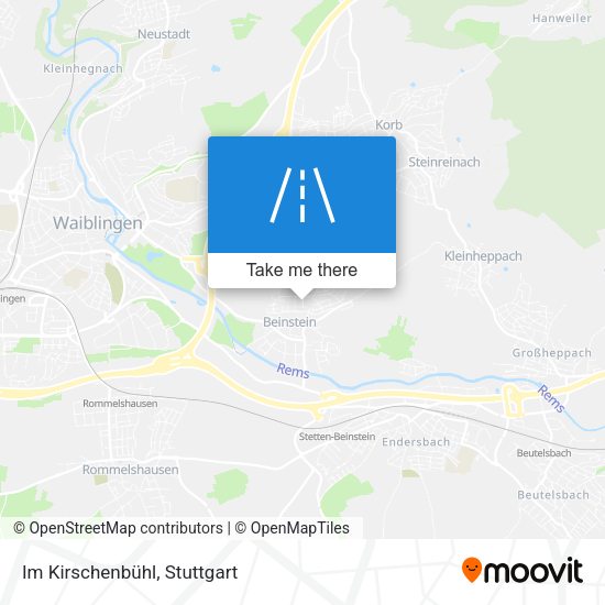 Im Kirschenbühl map