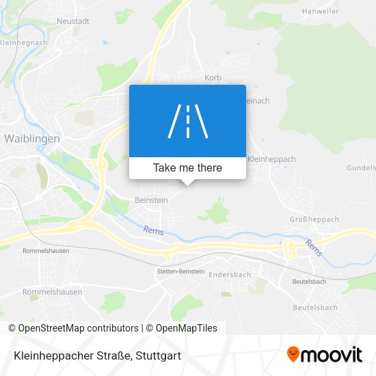 Kleinheppacher Straße map