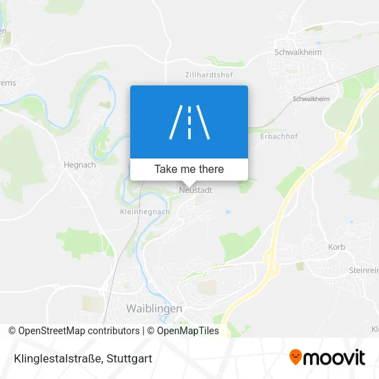 Карта Klinglestalstraße
